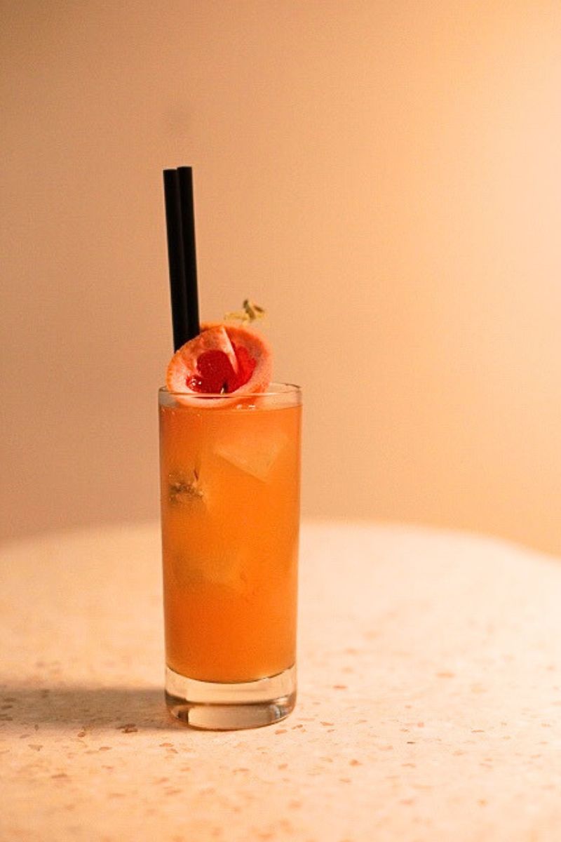 Paloma cocktail served at Lastriko – one of the best bars in Krakow Old Town